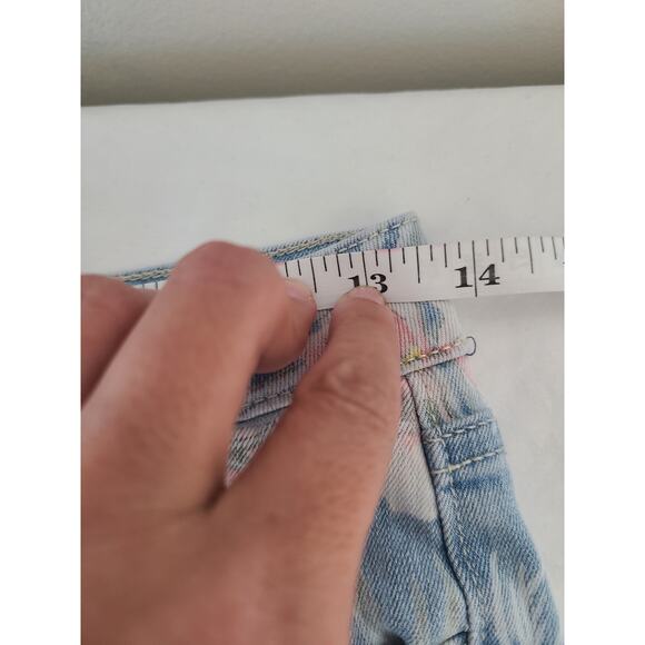 Old navy size 2 women's rockstar mid rise floral print skinny jeans - Picture 8 of 10